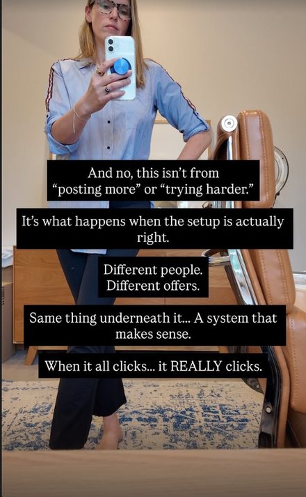 Example Instagram story