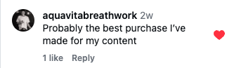 Customer comment